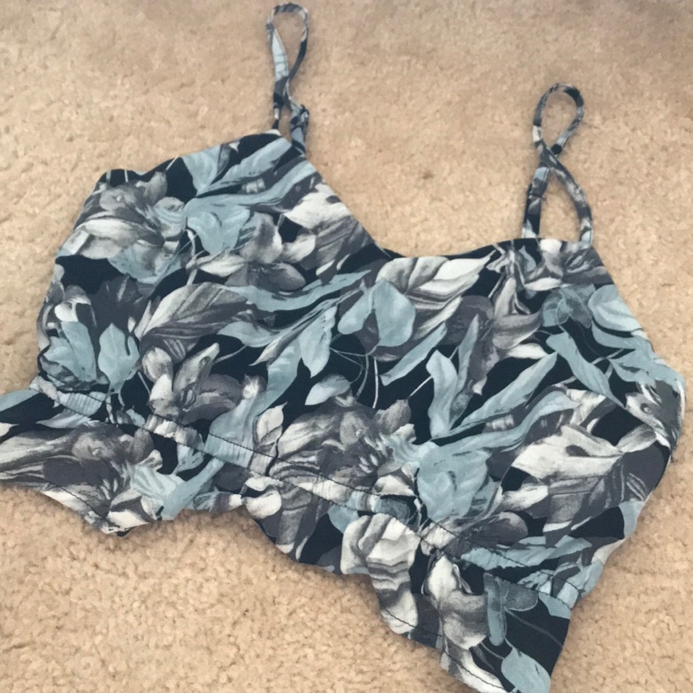 Floral crop top